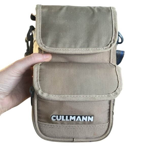 CULLMANN Other - Cullmann Camera Bag Model 7570 Padded Shoulder DSLR Case Tan Gray